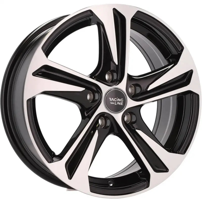 Alu kola Racing Line B1242 6.5x16 5x112 ET40 66.6 Black Polished | Wheelsup.cz
