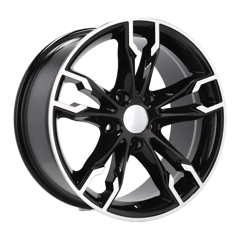 Alu kola pro BMW B1257 8x18 5x112 ET27 66.6 Black Polished | Wheelsup.cz
