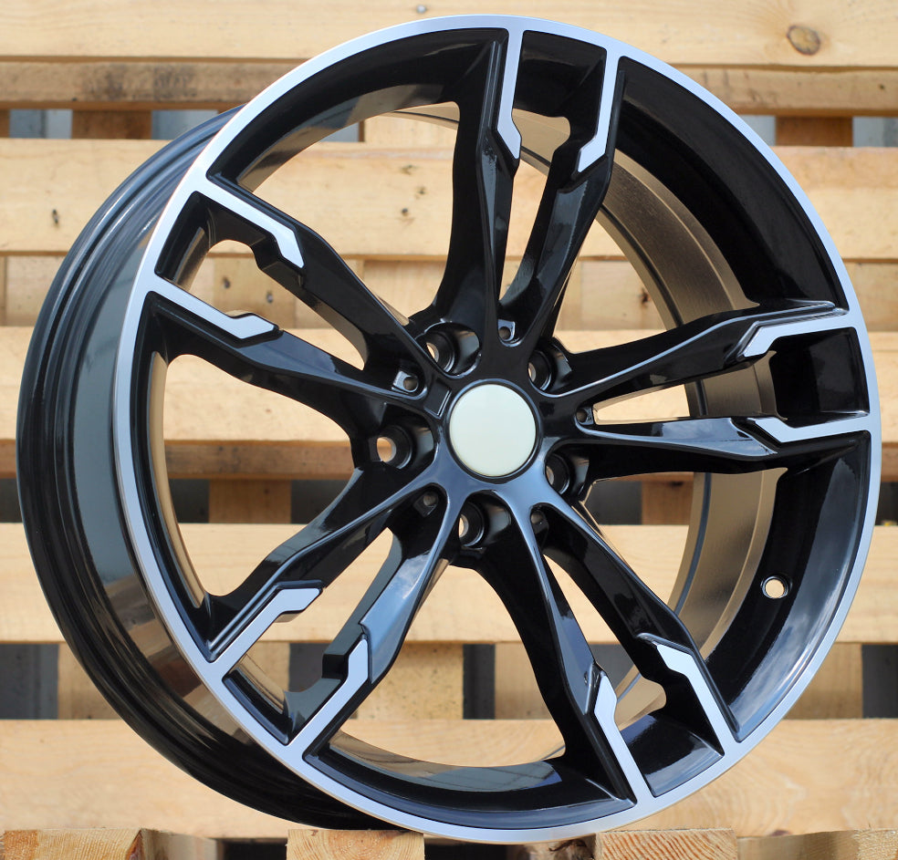Alu kola Racing Line B1257 8x17 5x120 ET20 Black Polished BMW WheelsUp