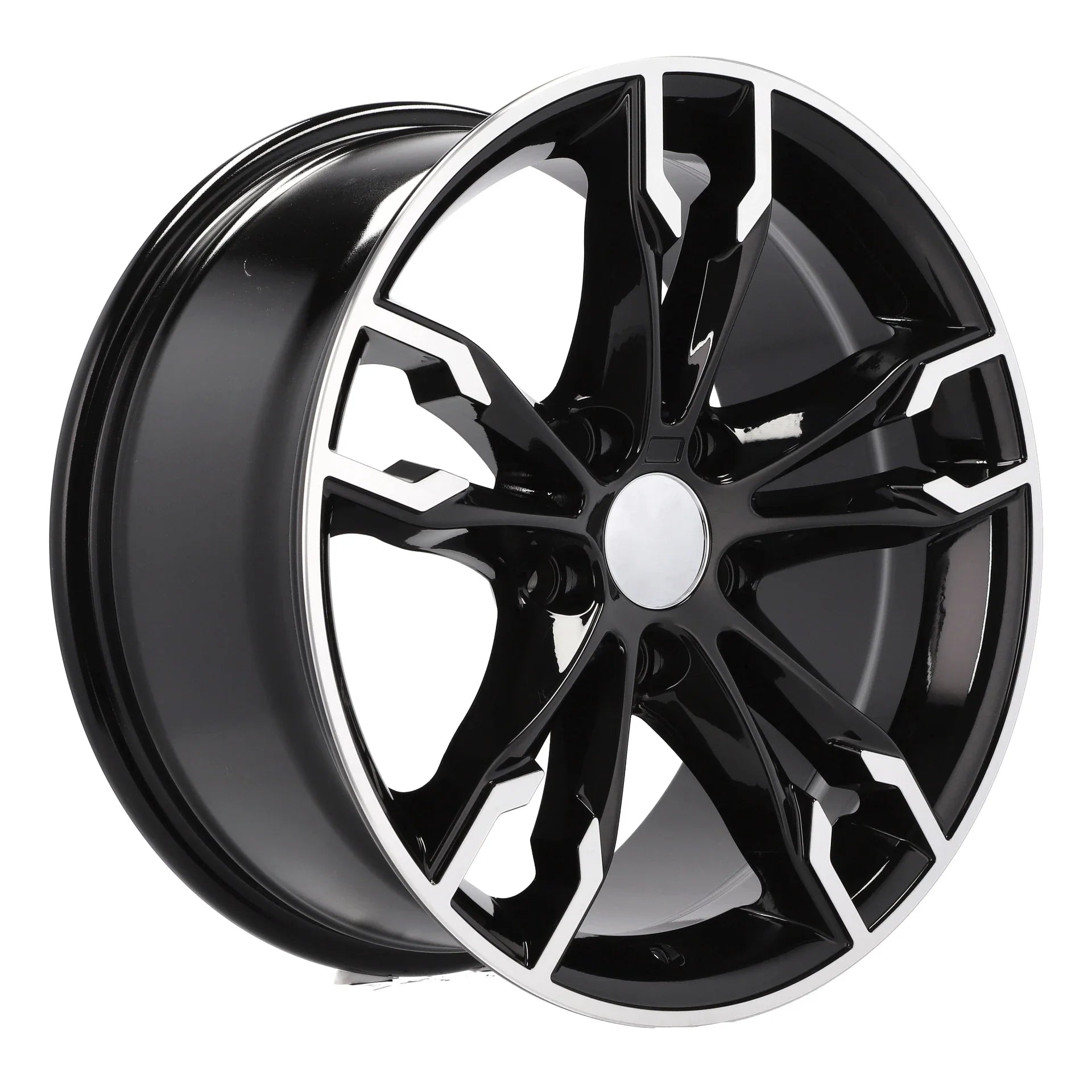 Alu kola pro BMW B1257 8x18 5x120 ET30 72.6 Black Polished | Wheelsup.cz