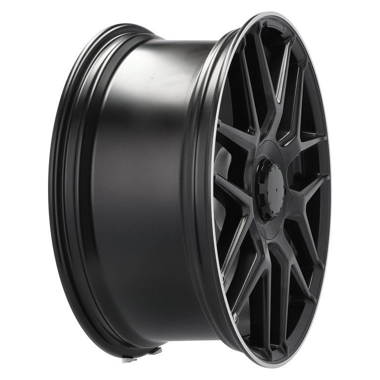 Alu kola pro Mercedes B1258 9x19 5x112 ET49 66.6 Black Half Matt & Polished Lip | Wheelsup.cz