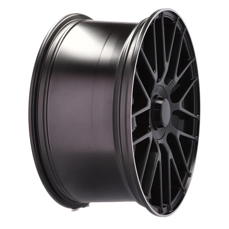 Alu kola pro Mercedes B1268 7.5x17 5x112 ET35 66.6 Black & Polished Lip | Wheelsup.cz
