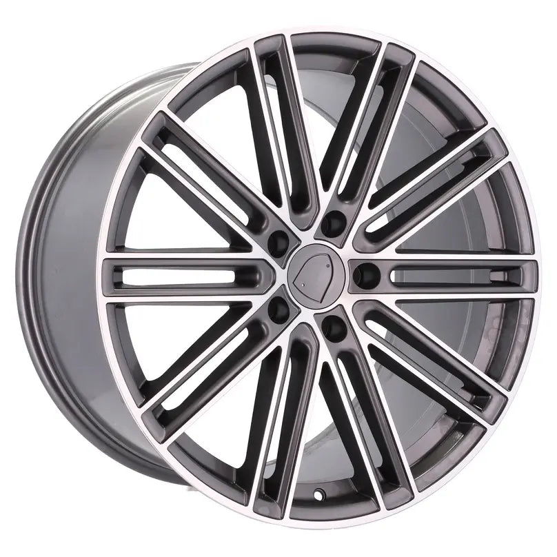 Alu kola pro Porsche B1274 9.5x20 5x130 ET50 71.6 Grey Polished