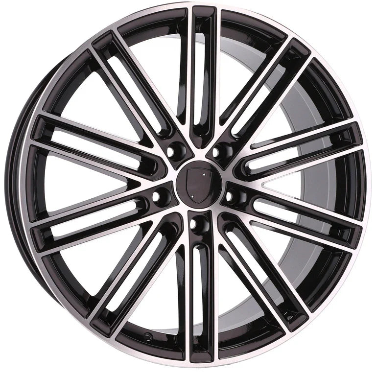Alu kola pro Porsche B1274 9x21 5x112 ET26 66.6 Black Polished | Wheelsup.cz