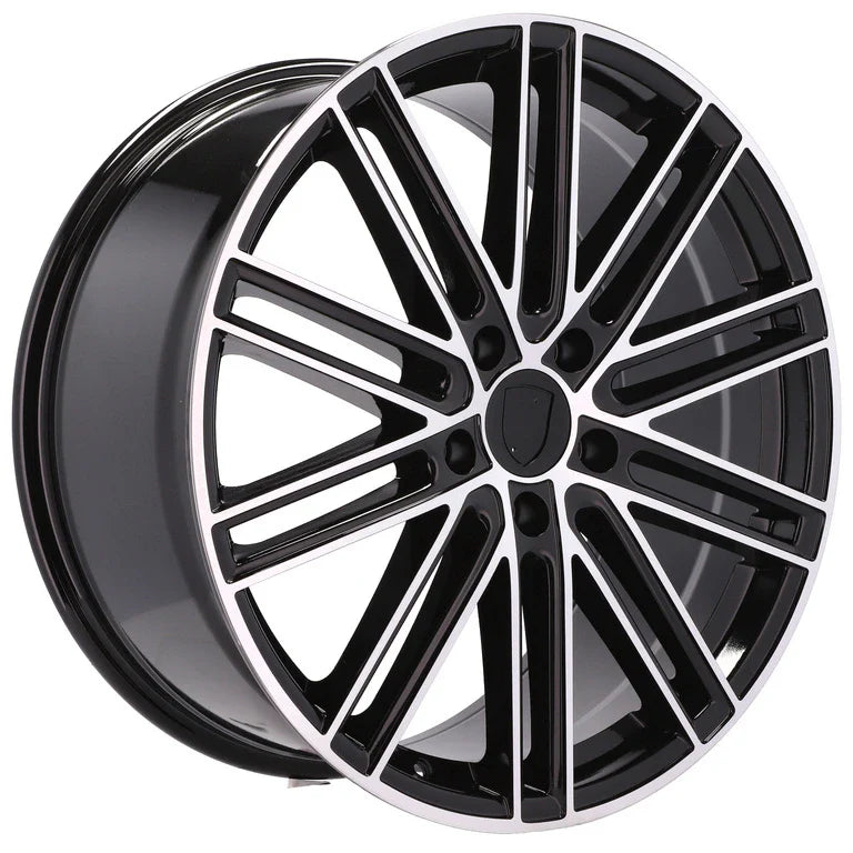 Alu kola pro Porsche B1274 9x21 5x112 ET26 66.6 Black Polished | Wheelsup.cz