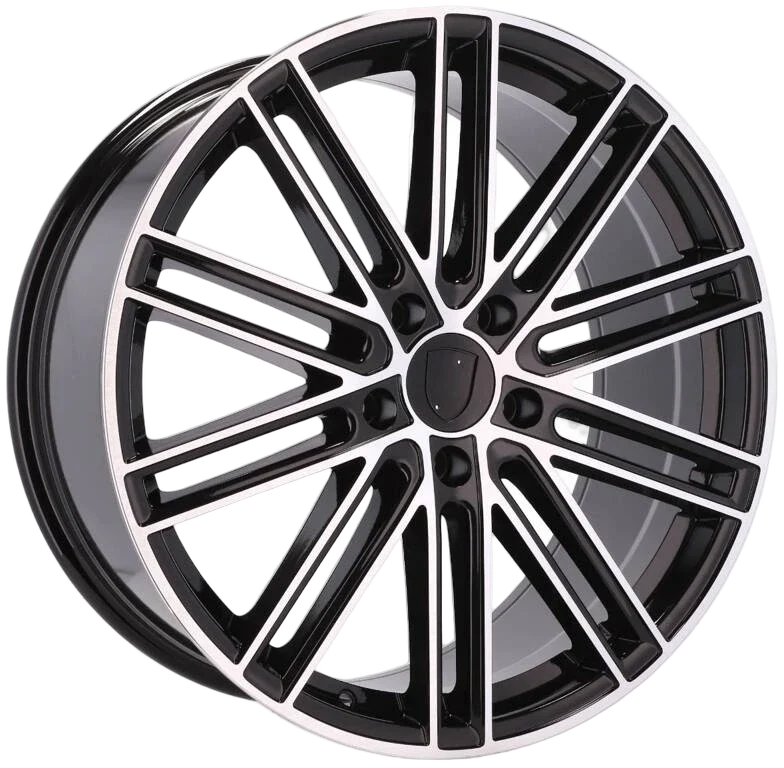 Alu kola pro Porsche B1274 9x21 5x112 ET26 66.6 Black Polished | Wheelsup.cz