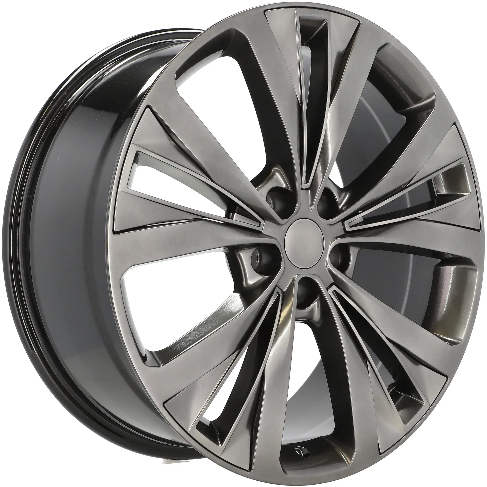 Alu kola pro Jaguar B1281 8.5x20 5x108 ET45 63.4 Hyper Black | Wheelsup.cz