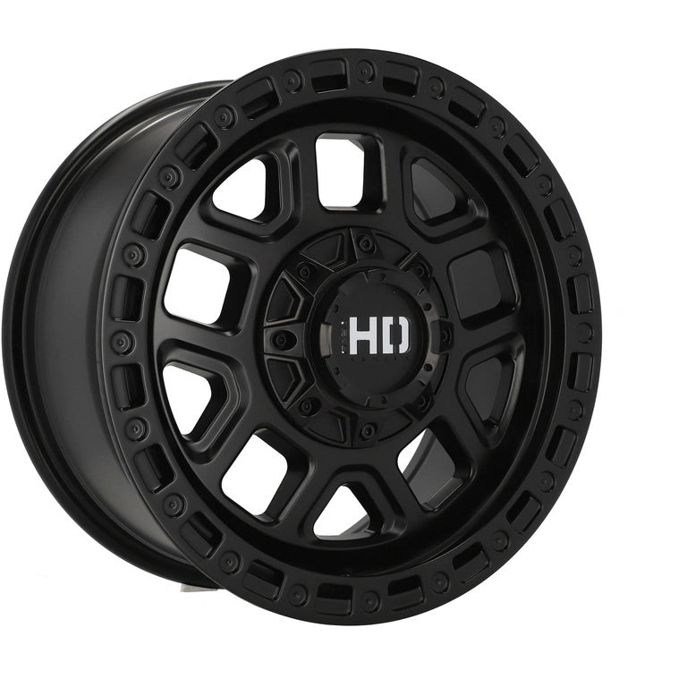 Alu kola Racing Line B1375 8x17 5x120 ET30 71.6 Black Half Matt