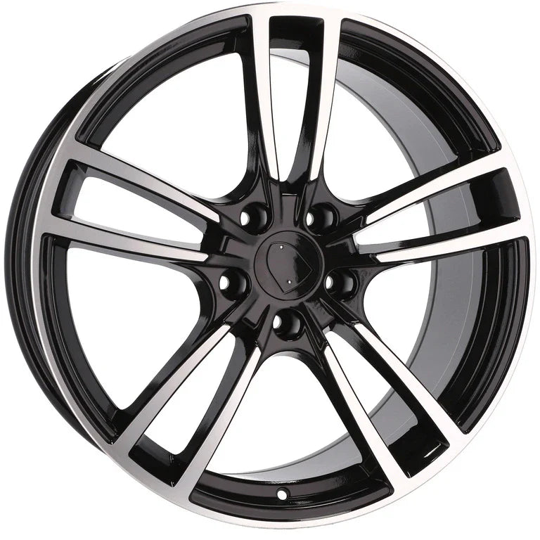 Alu kola pro Porsche B1378 9.5x21 5x130 ET46 71.6 Black Polished