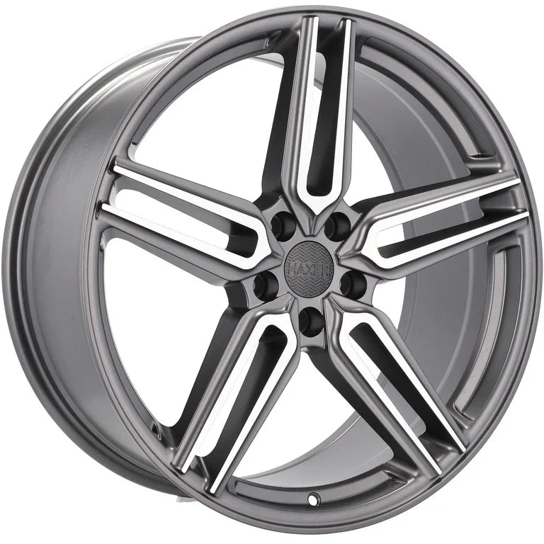 Alu kola HAXER B1382 10x20 5x120 ET40 72.6 Grey Polished Half Matt | Wheelsup.cz