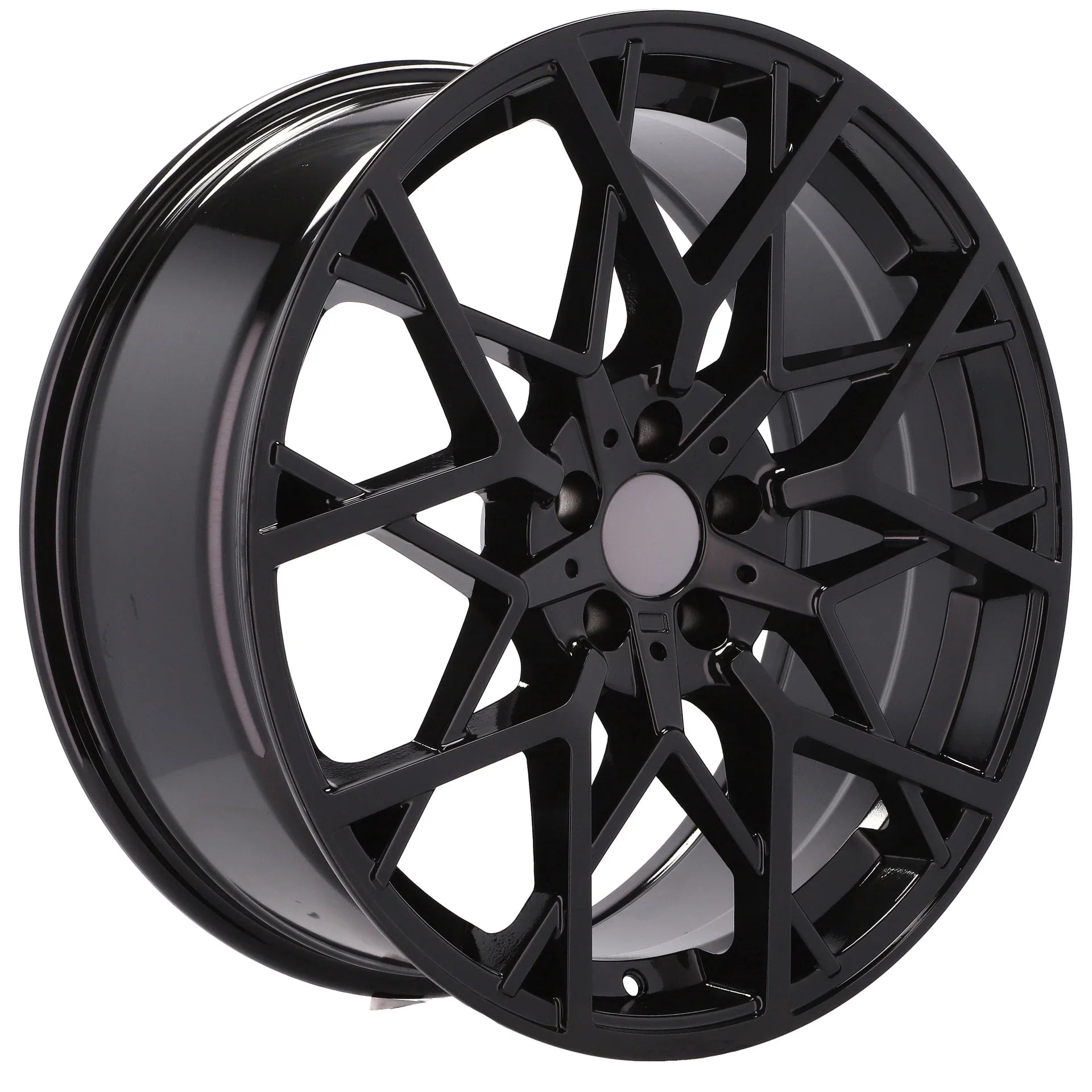 Alu kola pro BMW B1383 9.5x19 5x112 ET37 66.6 Black Half Matt | Wheelsup.cz