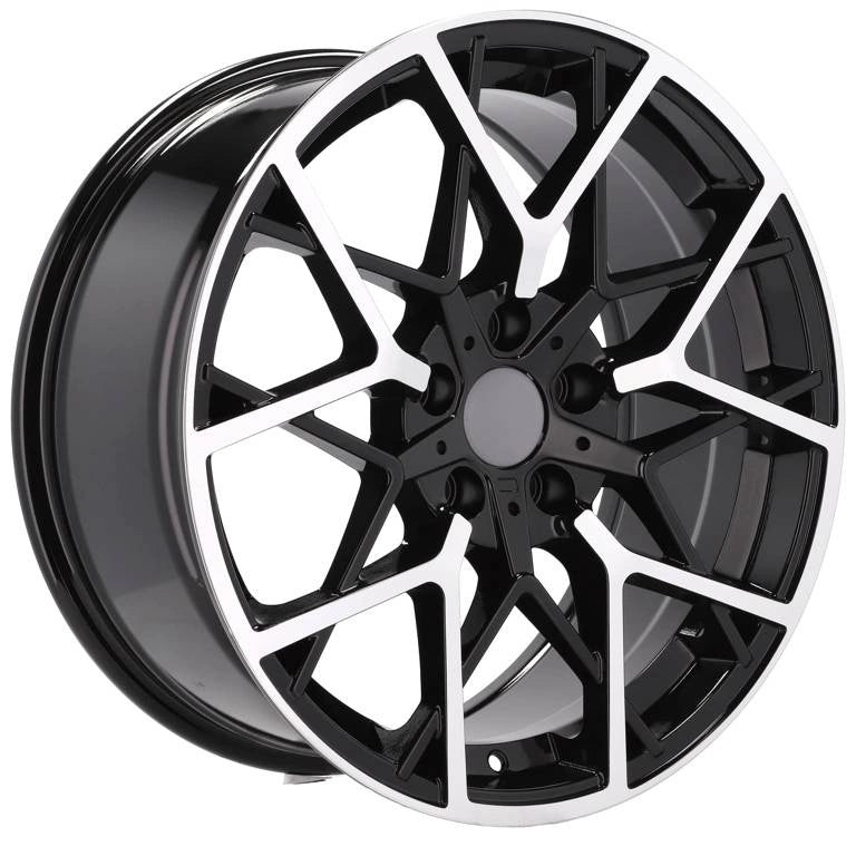 Alu kola pro BMW B1383 9.5x19 5x112 ET37 66.6 Black Polished & Powder Coating | Wheelsup.cz