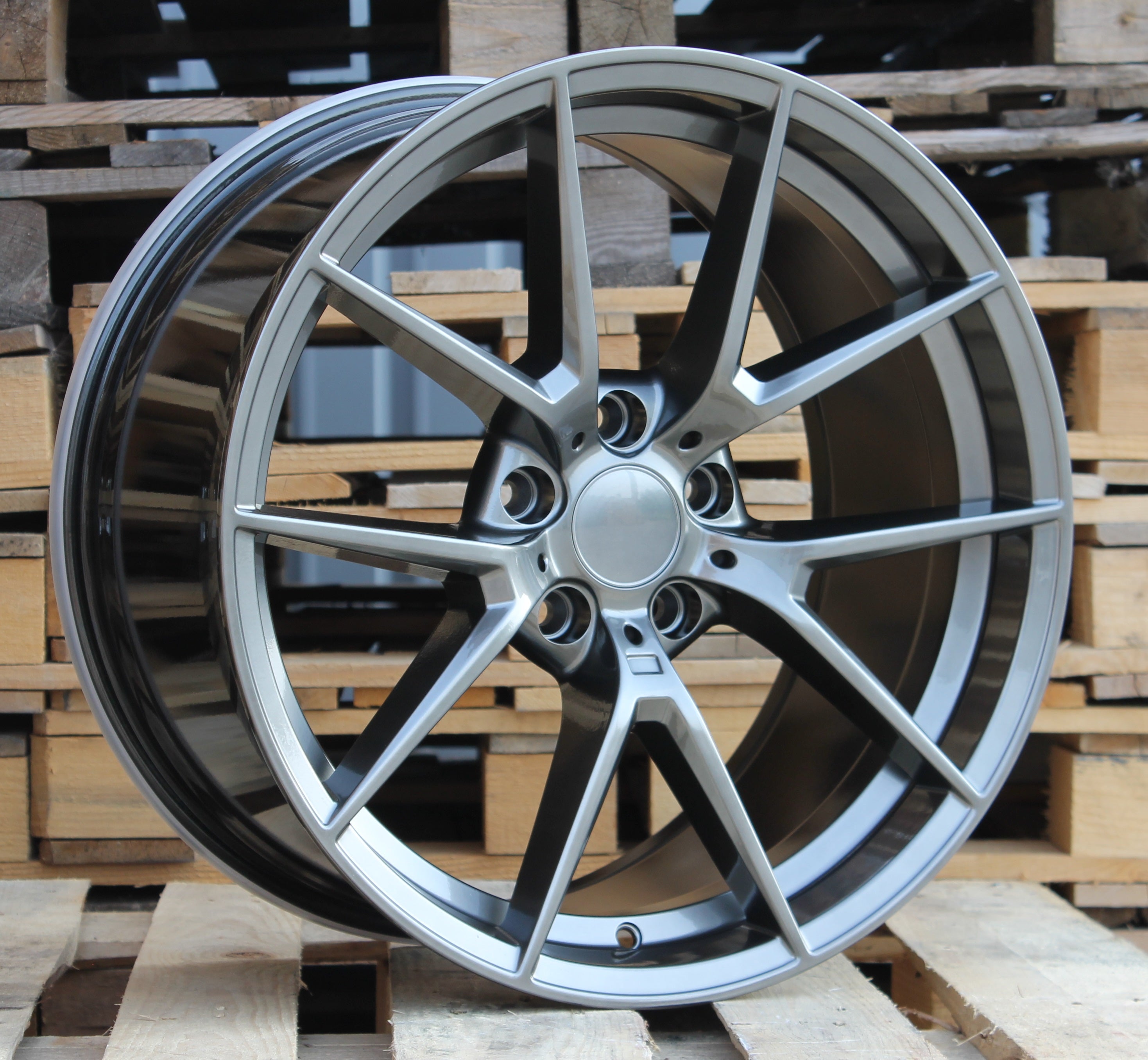 Alu kola BMW B1416 9.5x19 5x120 ET40 Gun Metal Half Matt-Alu kola-WheelsUp