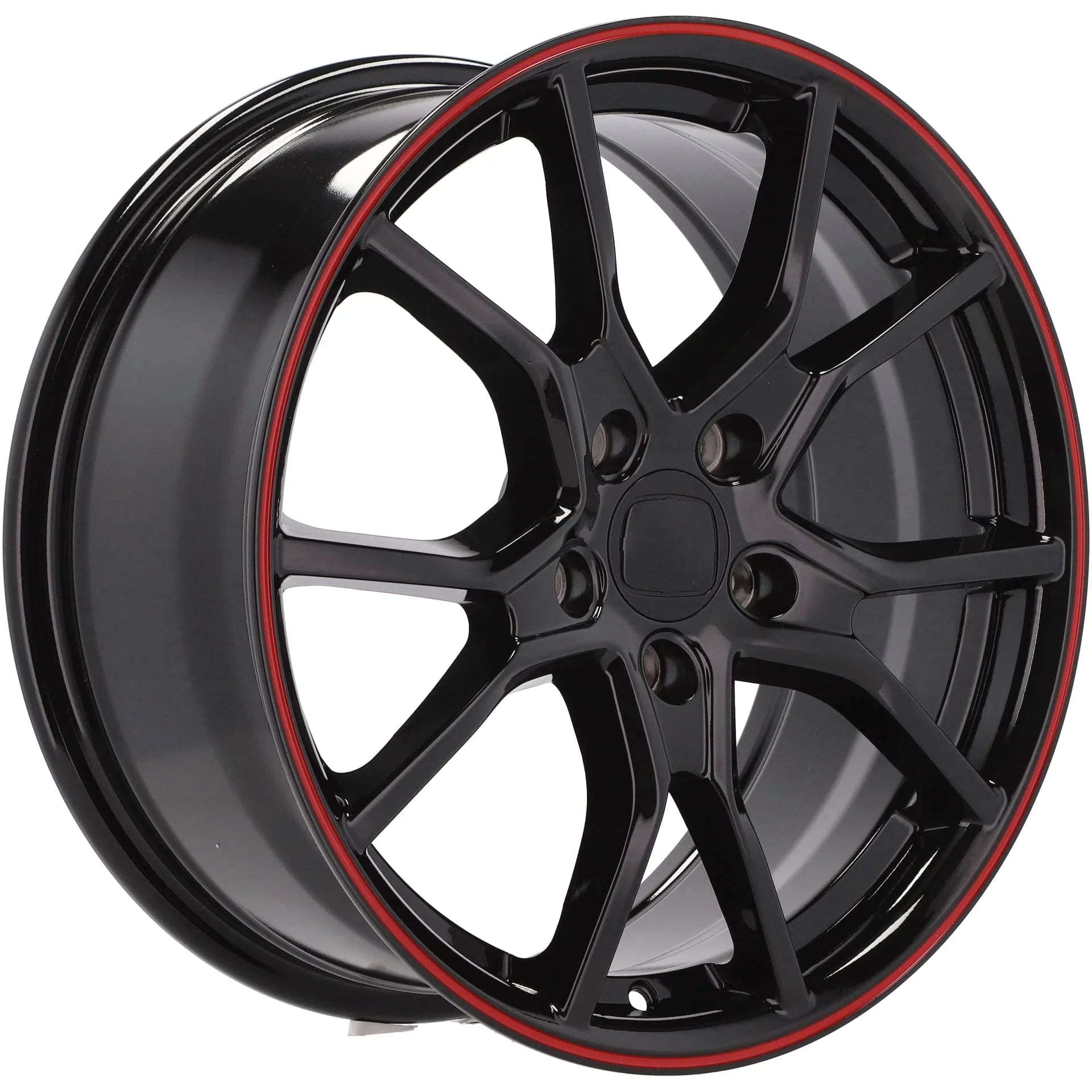 Alu kola pro Honda B1418 7.5x17 5x114.3 ET45 64.1 Black & Red Line | Wheelsup.cz