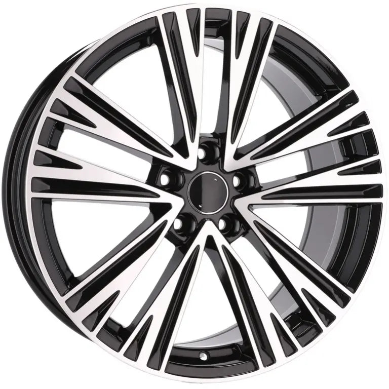 Alu kola pro Audi B1424 7.5x17 5x112 ET36 66.6 Black Polished | Wheelsup.cz