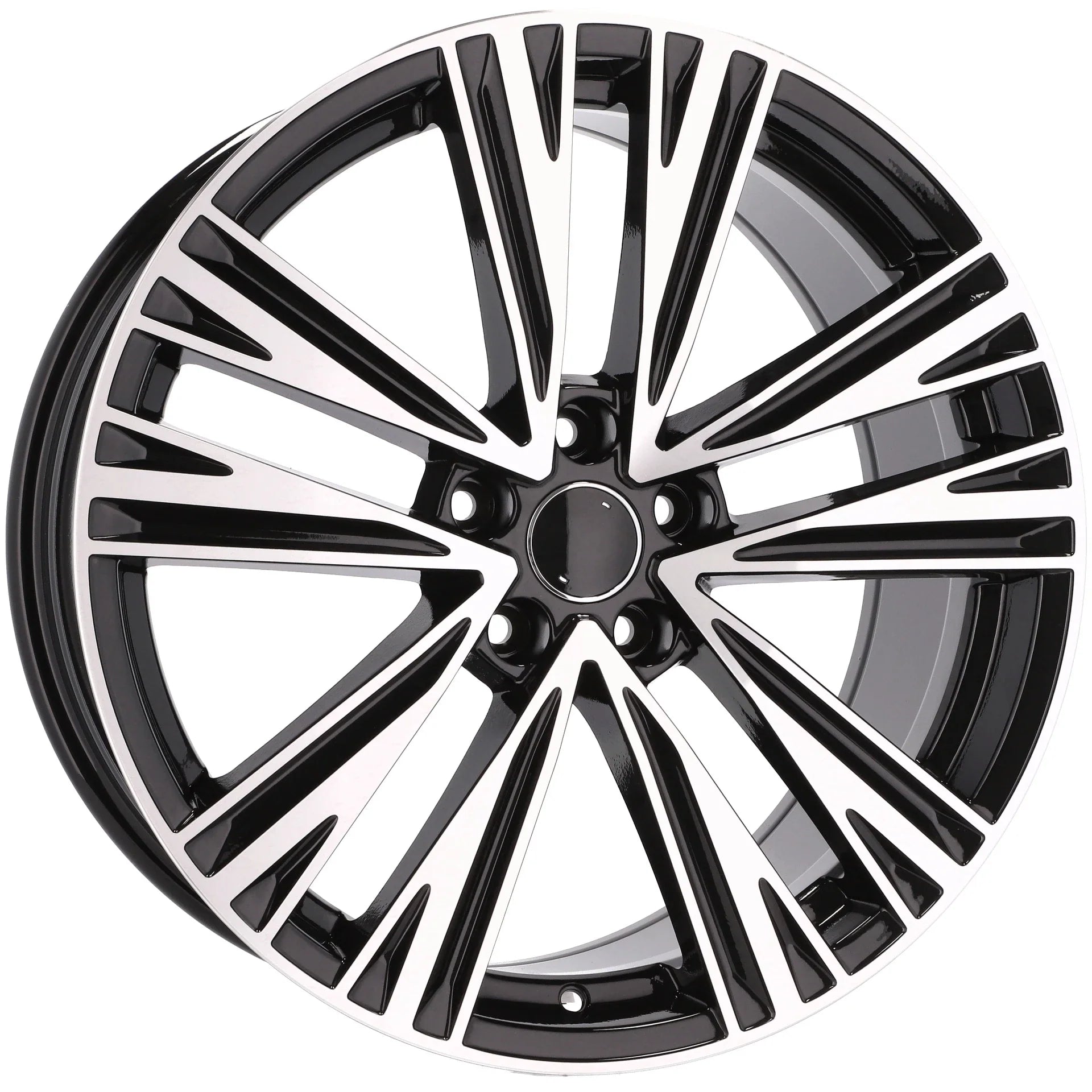 Alu kola pro Audi B1424 7.5x17 5x112 ET37 66.6 Black Polished | Wheelsup.cz