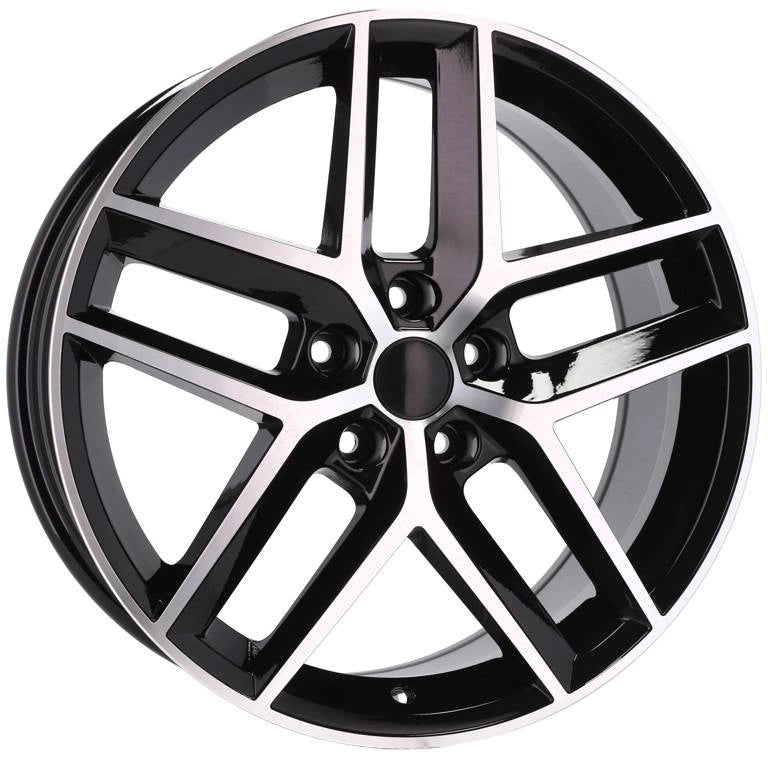 Alu kola pro Seat B1426 7.5x18 5x112 ET51 57.1 Black Polished | Wheelsup.cz