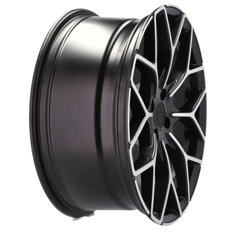 Alu kola pro Smart B1449 7.5x17 4x100 ET25 60.1 Black Polished Half Matt