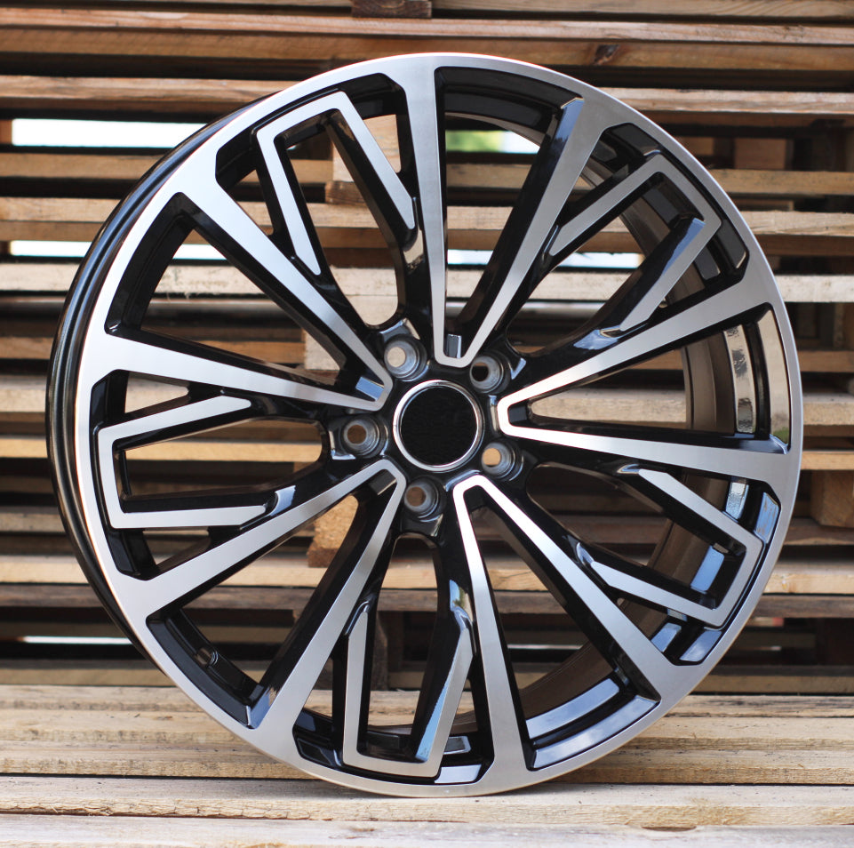 Alu kola Alu kola Racing Line B1453 9x20 5x112 ET39 Black Polished Audi WheelsUp