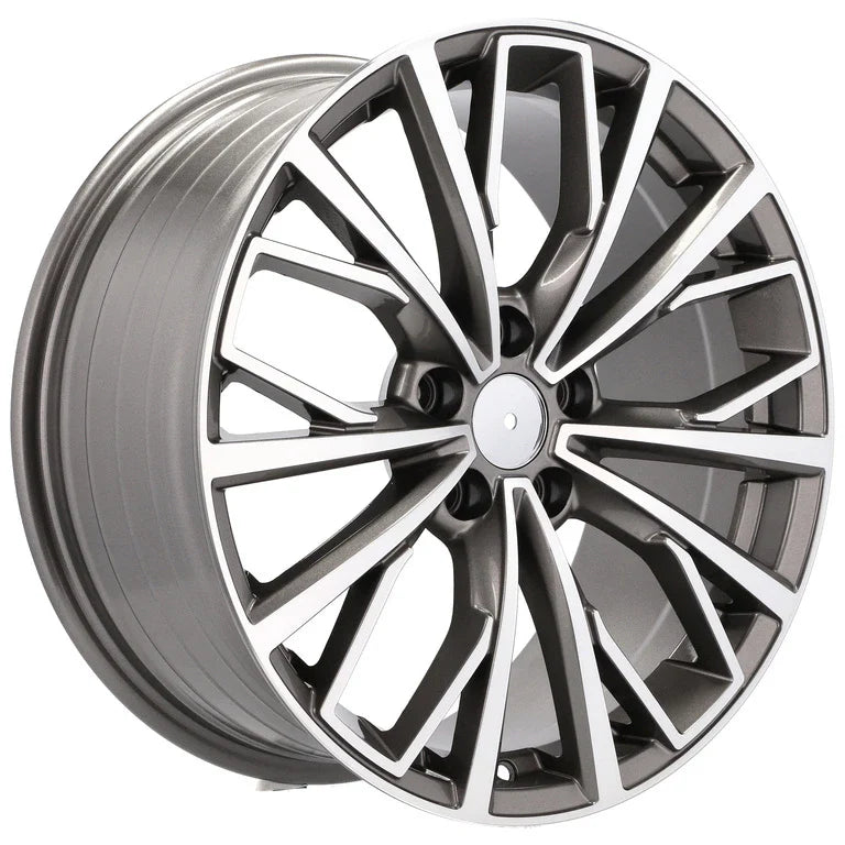 Alu kola pro Audi B1453 9x20 5x112 ET39 66.6 Grey Polished | Wheelsup.cz