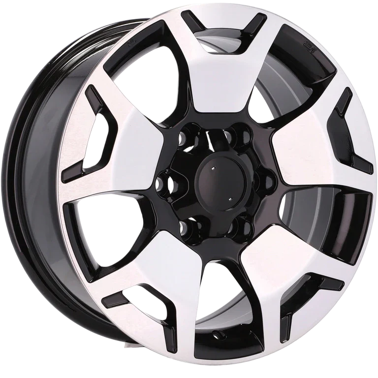 Alu kola pro Toyota B1460 7.5x18 6x139.7 ET25 106.1 Black Polished | Wheelsup.cz
