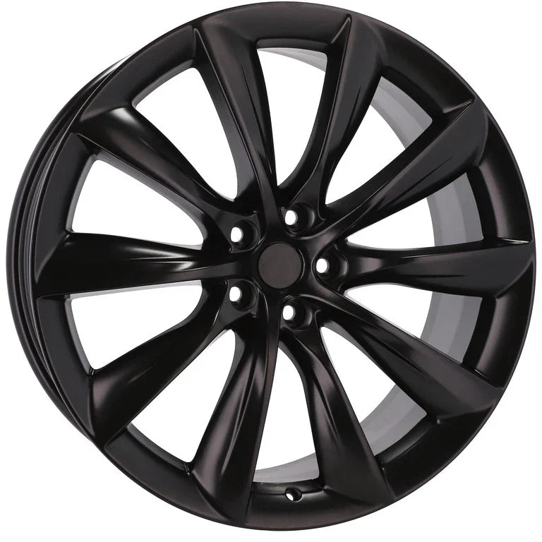 Alu kola Racing Line B1469 9x22 5x120 ET35 64.1 Black Half Matt