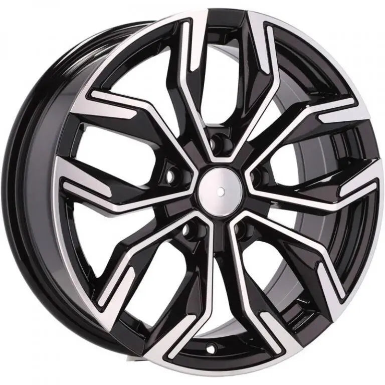 Alu kola pro Renault B1518 6.5x16 5x114.3 ET41 66.1 Black Polished | Wheelsup.cz