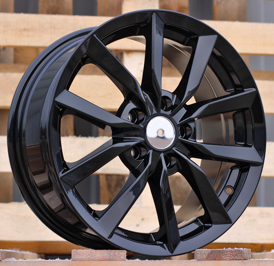 Alu kola Racing Line B1520 7x16 5x108 ET44 Black Racing Line WheelsUp