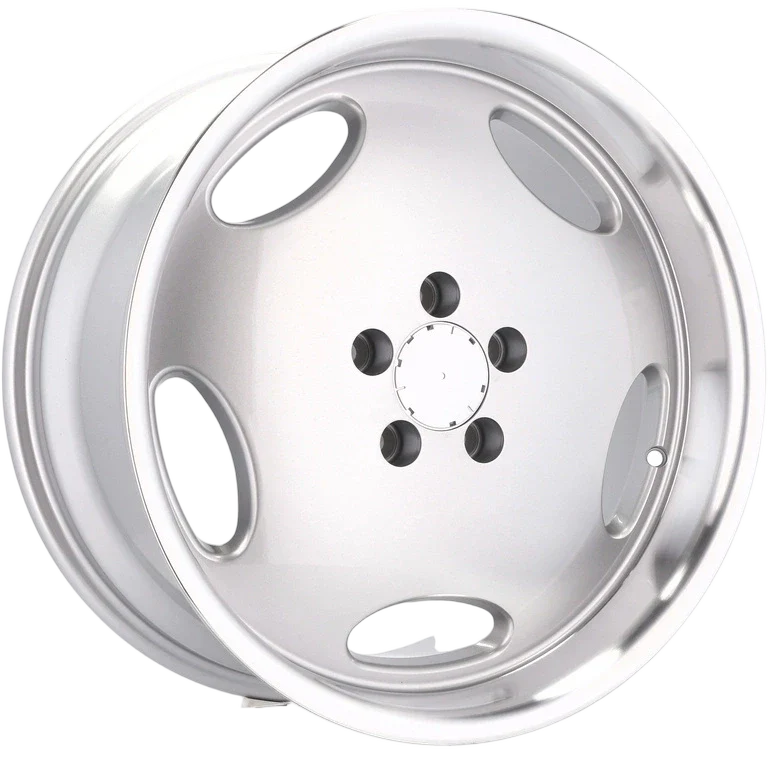 Alu kola pro Mercedes B1563 8.5x18 5x112 ET35 66.6 Silver & Polished Lip | Wheelsup.cz