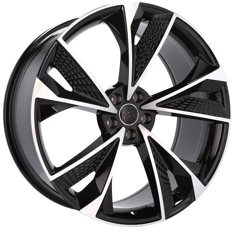 Alu kola pro Audi B1566 8x18 5x112 ET40 66.6 Black Polished | Wheelsup.cz