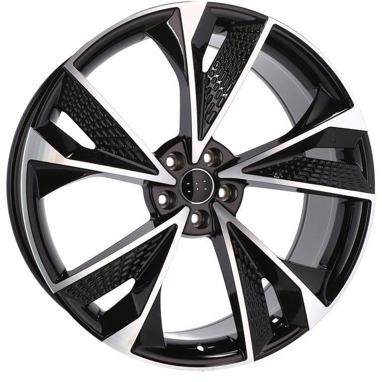 Alu kola pro Audi B1566 7x16 5x112 ET40 66.6 Black Polished | Wheelsup.cz