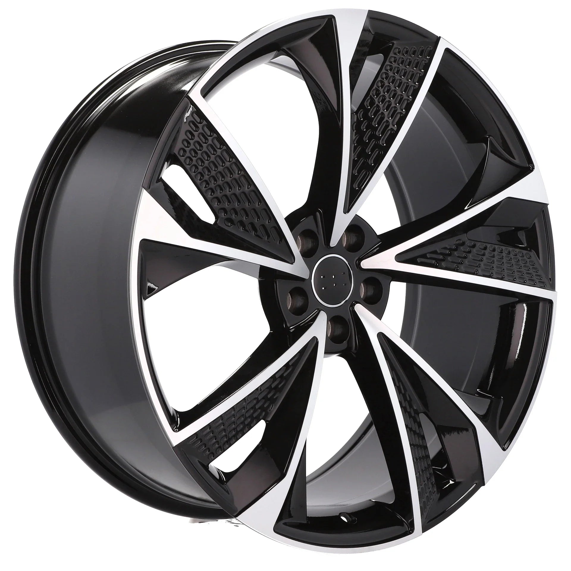 Alu kola pro Audi B1566 8x18 5x112 ET35 66.6 Black Polished | Wheelsup.cz