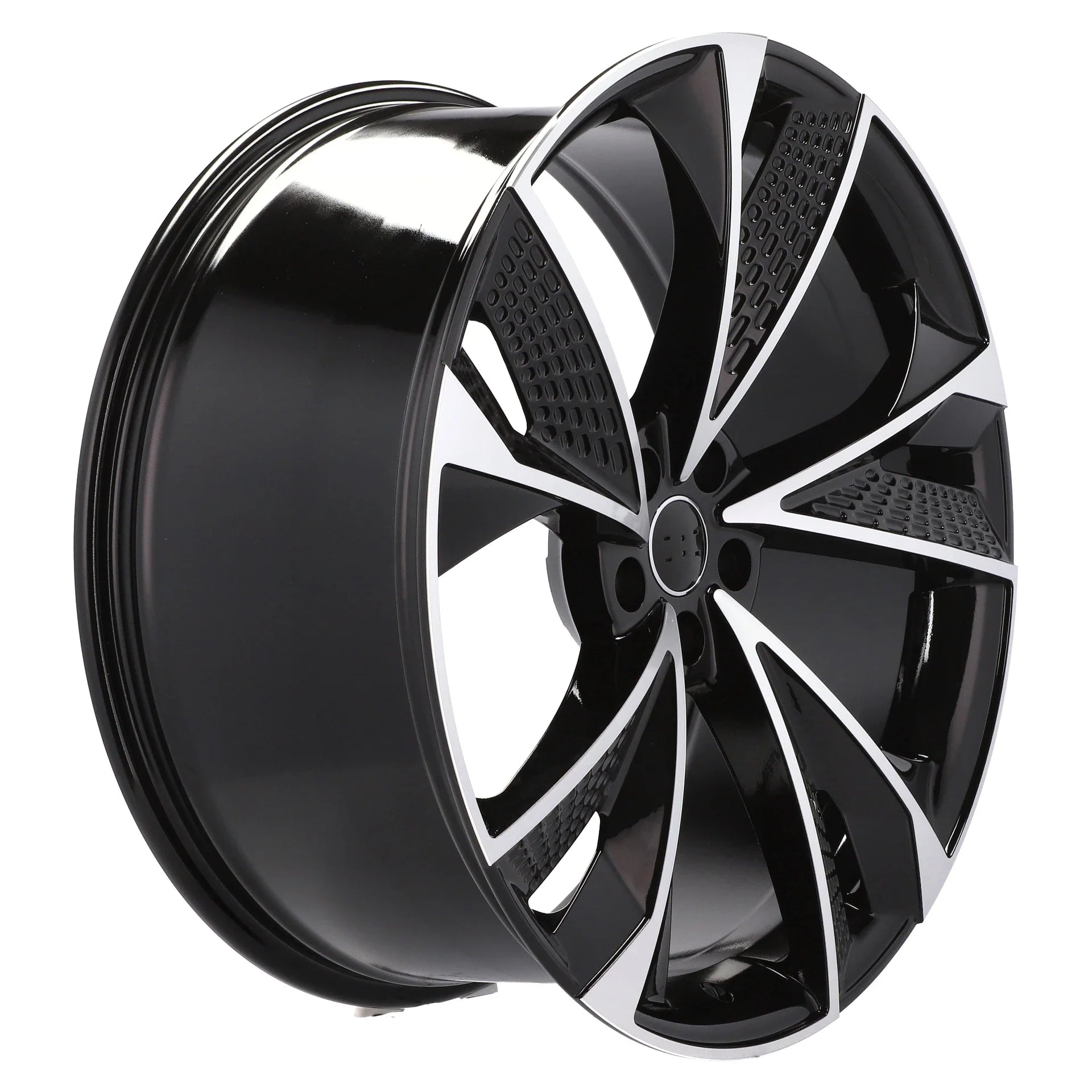Alu kola pro Audi B1566 8x18 5x112 ET35 66.6 Black Polished | Wheelsup.cz