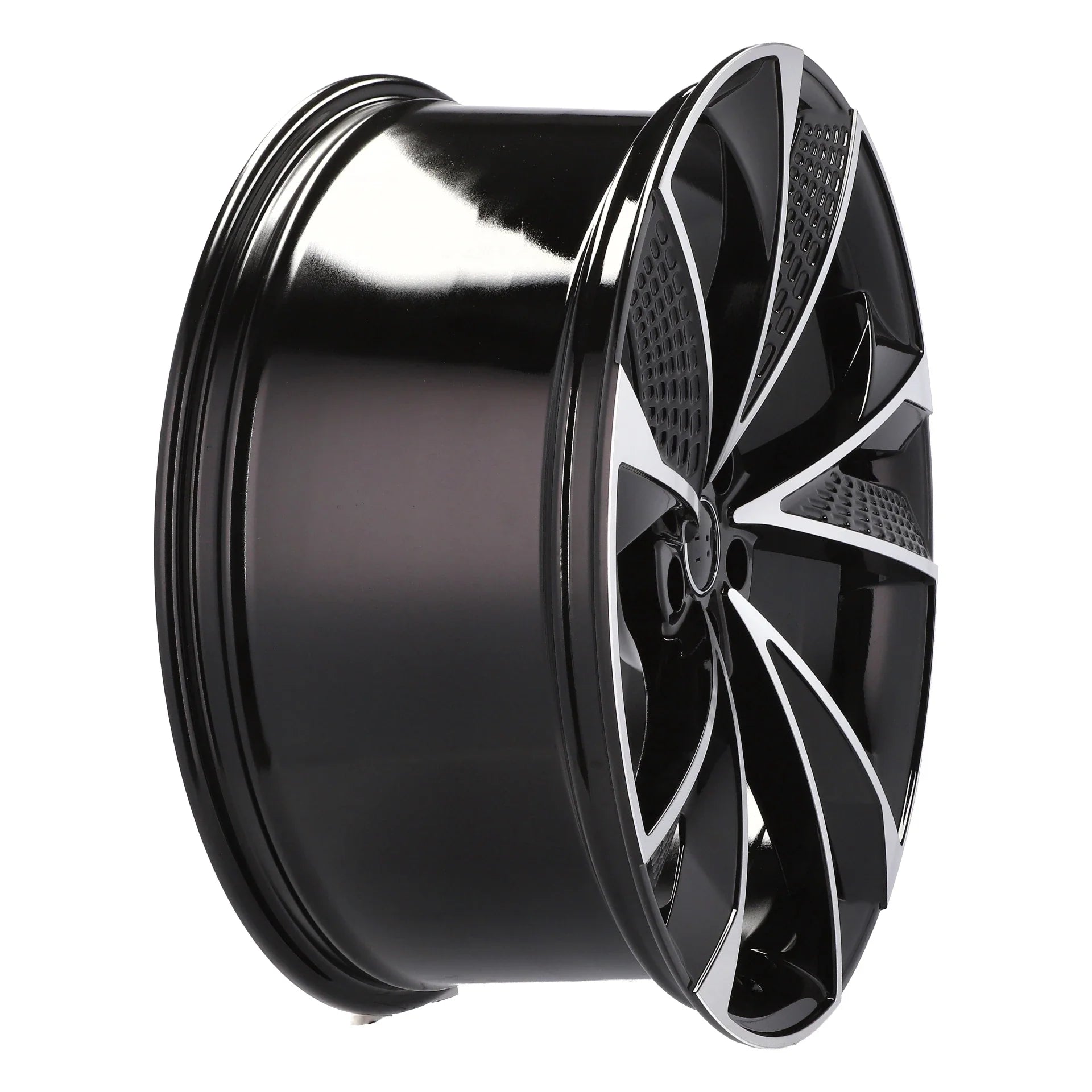 Alu kola pro Audi B1566 8x18 5x112 ET35 66.6 Black Polished | Wheelsup.cz