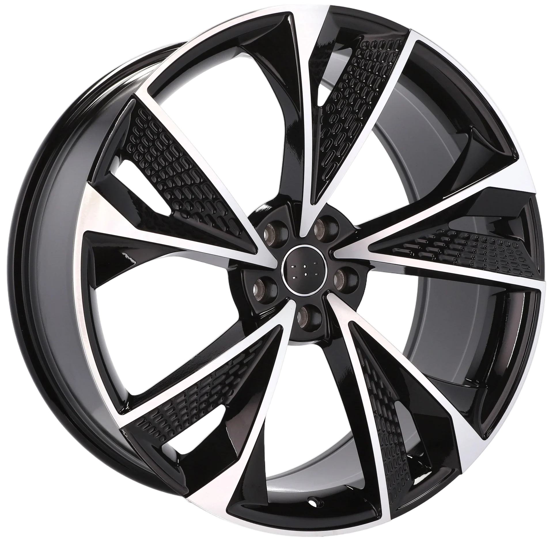Alu kola pro Audi B1566 8x18 5x112 ET35 66.6 Black Polished | Wheelsup.cz