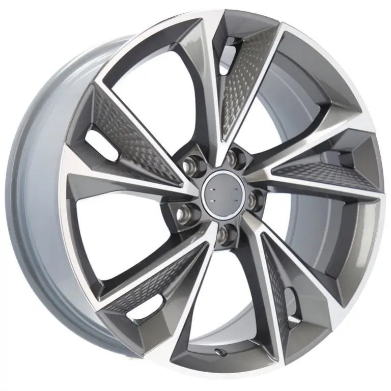 Alu kola pro Audi B1566 8x18 5x112 ET31 66.6 Grey Polished | Wheelsup.cz