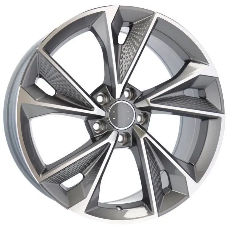 Alu kola pro Audi B1566 8x18 5x112 ET40 66.6 Grey Polished | Wheelsup.cz