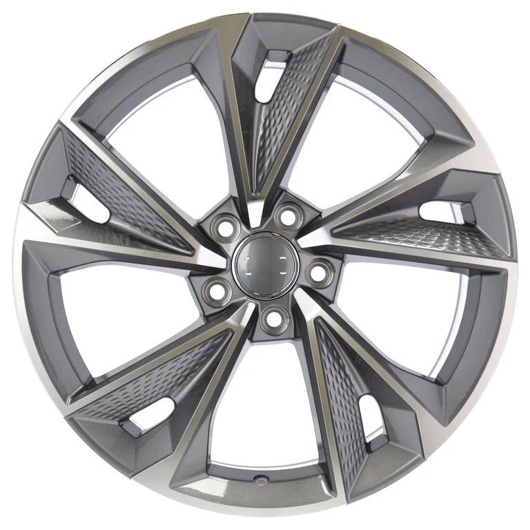 Alu kola pro Audi B1566 8.5x19 5x112 ET35 66.6 Grey Polished | Wheelsup.cz