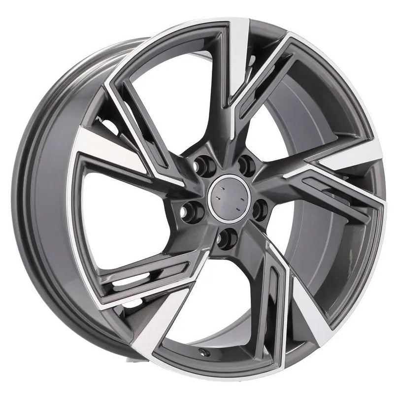 Alu kola pro Audi B1571 8x18 5x112 ET30 66.6 Grey Polished