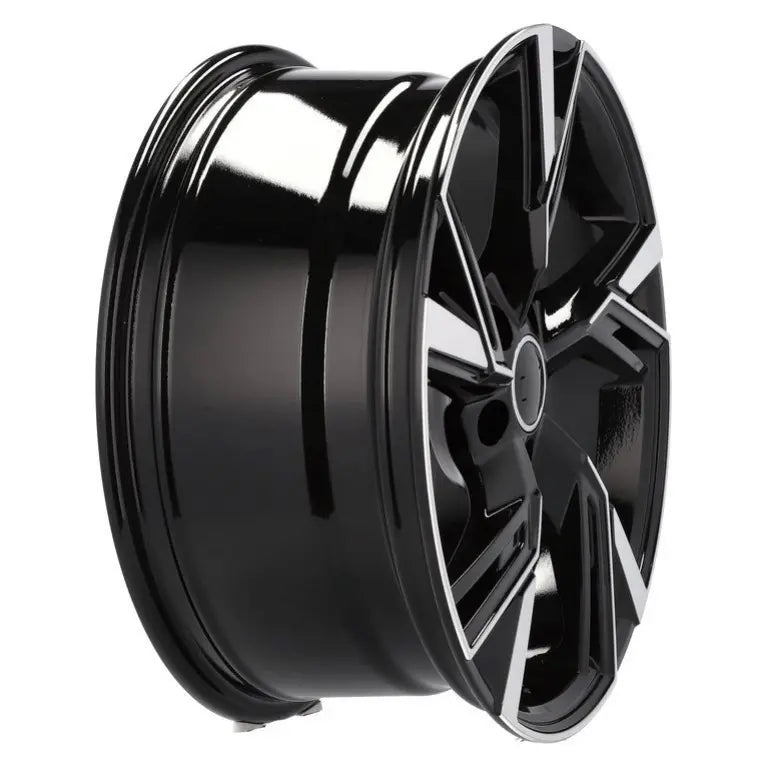 Alu kola pro Audi B1571 8x18 5x112 ET35 66.6 Black Polished | Wheelsup.cz