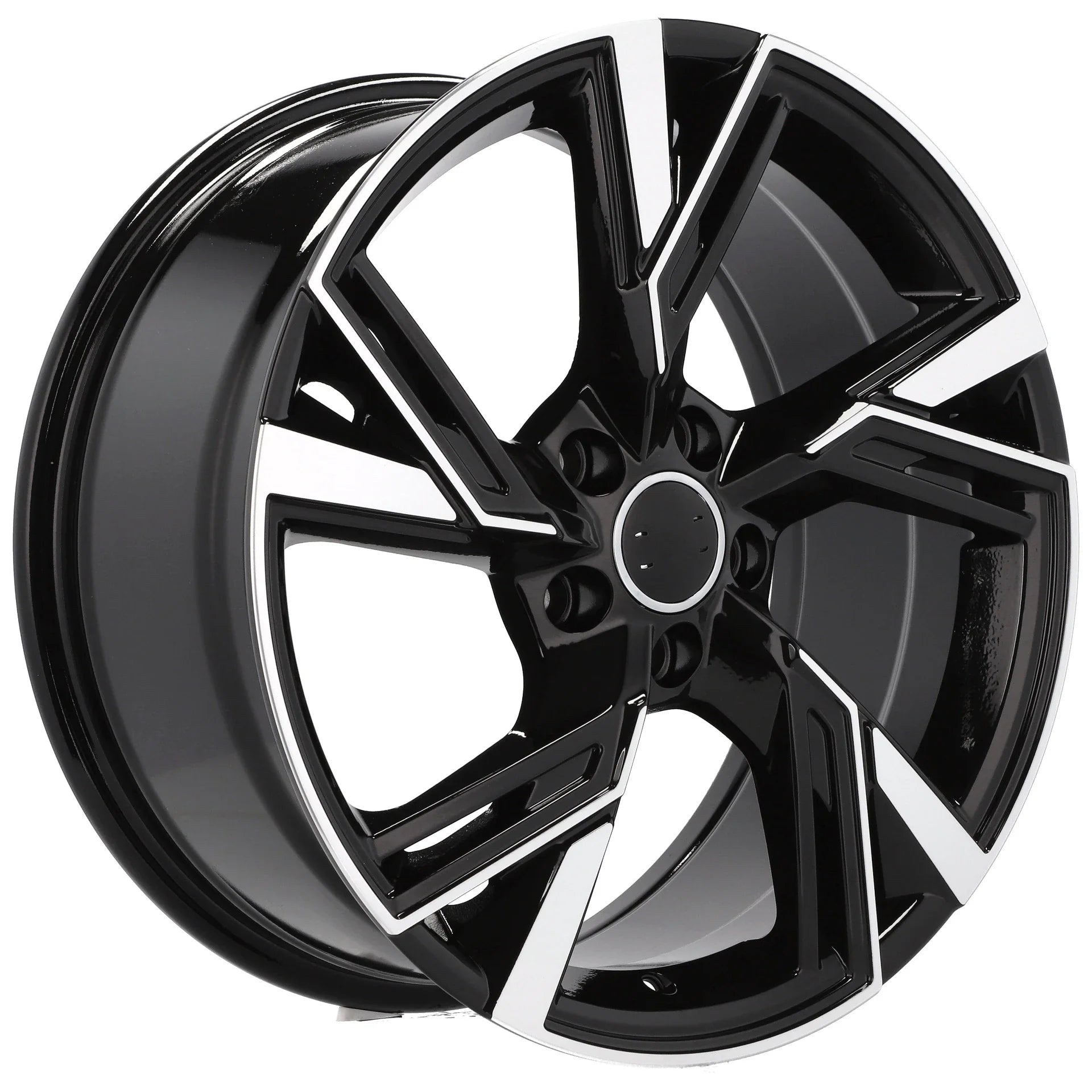 Alu kola pro Audi B1571 8x18 5x112 ET35 66.6 Black Polished | Wheelsup.cz