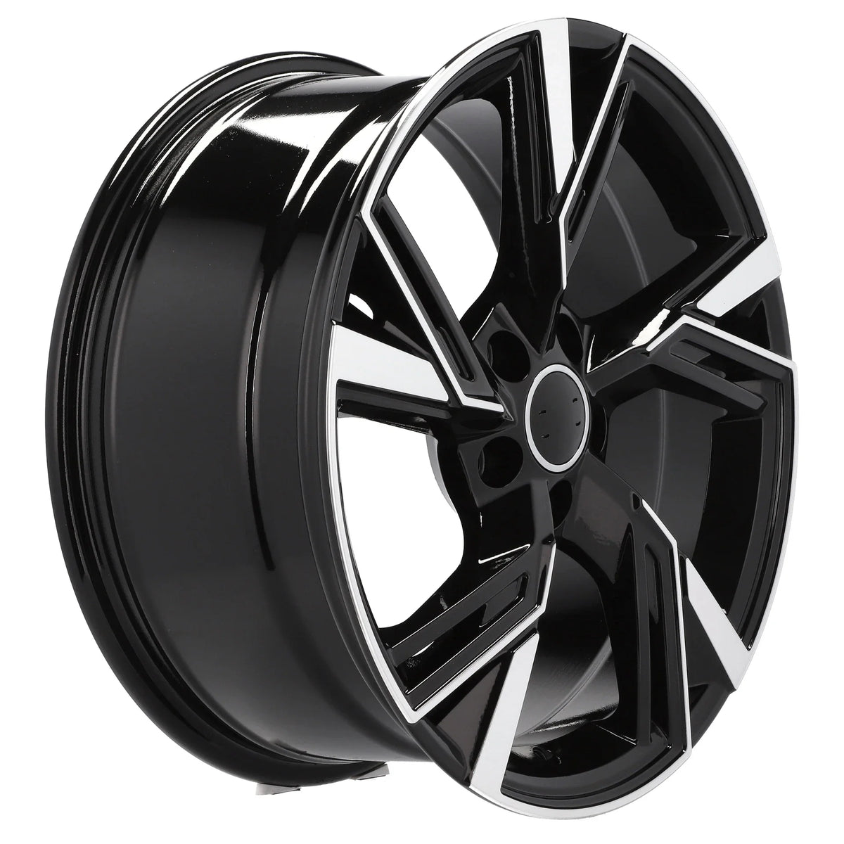 Alu kola pro Audi B1571 9.5x22 5x112 ET20 66.6 Black Polished | Wheelsup.cz