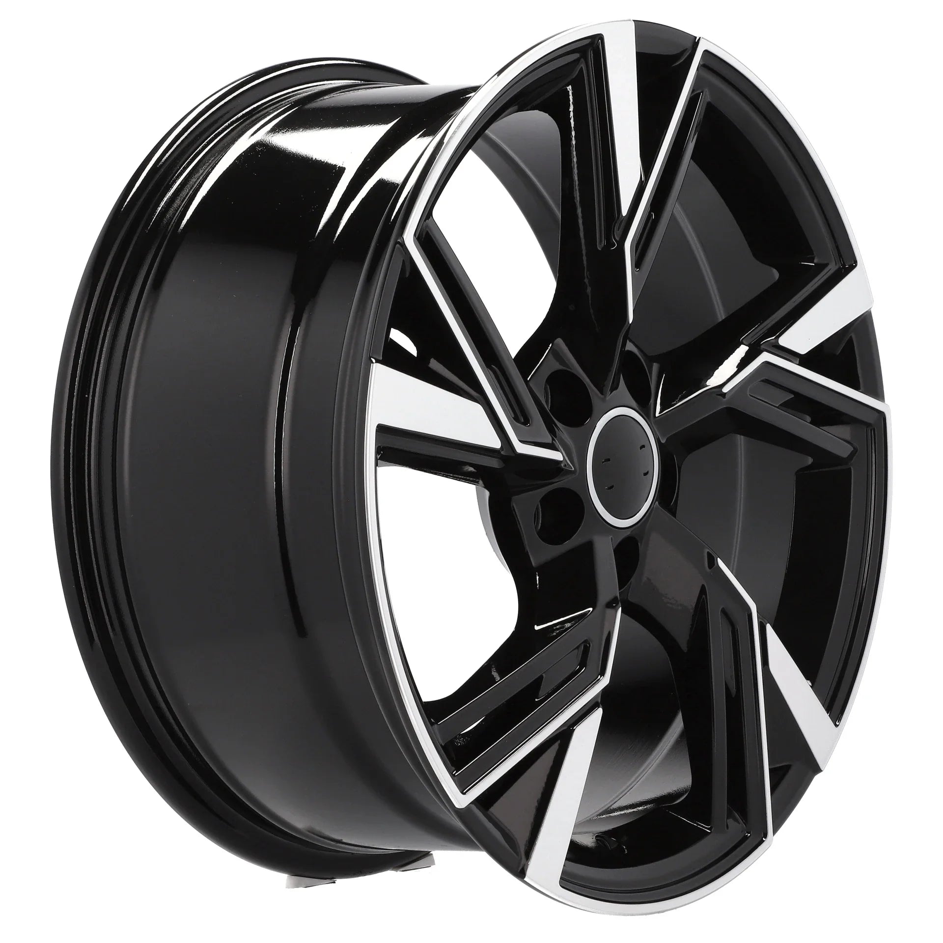Alu kola pro Audi B1571 8x18 5x112 ET35 66.6 Black Polished | Wheelsup.cz