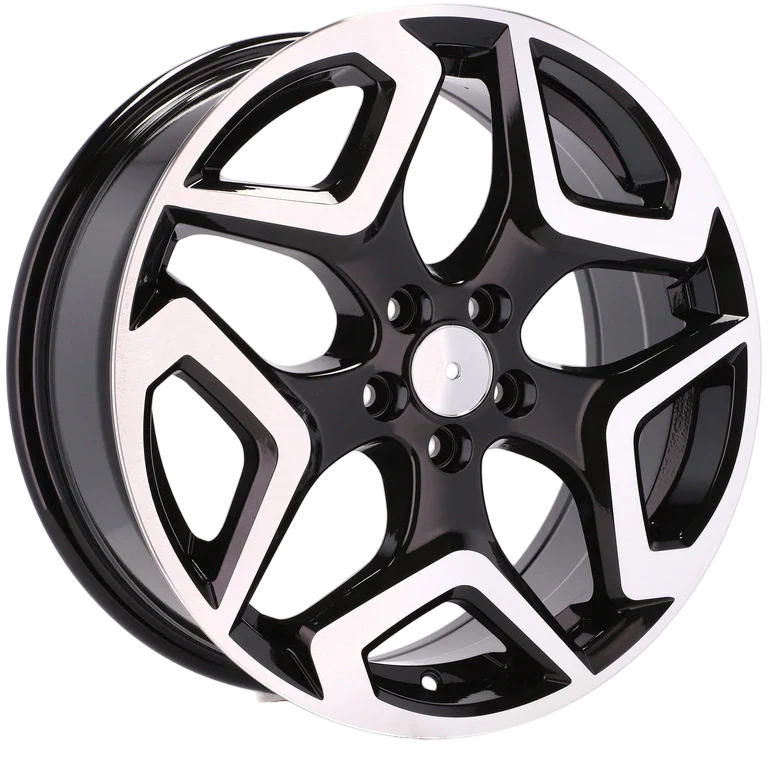 Alu kola pro Subaru B1606 7x17 5x100 ET55 56.1 Black Polished | Wheelsup.cz