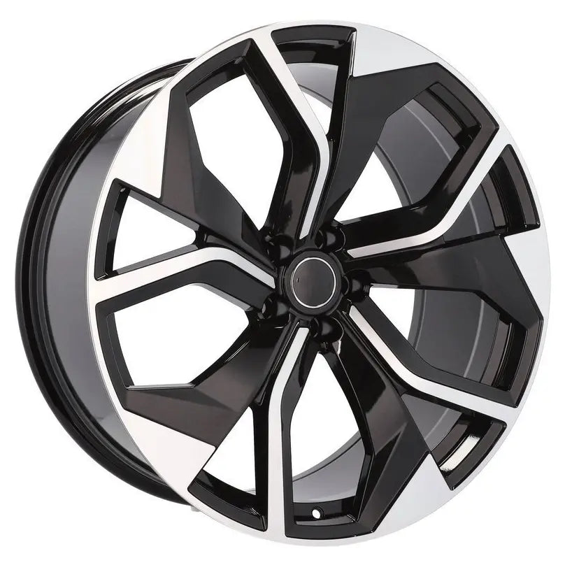 Alu kola pro Audi B1637 9x20 5x112 ET30 66.6 Black Polished
