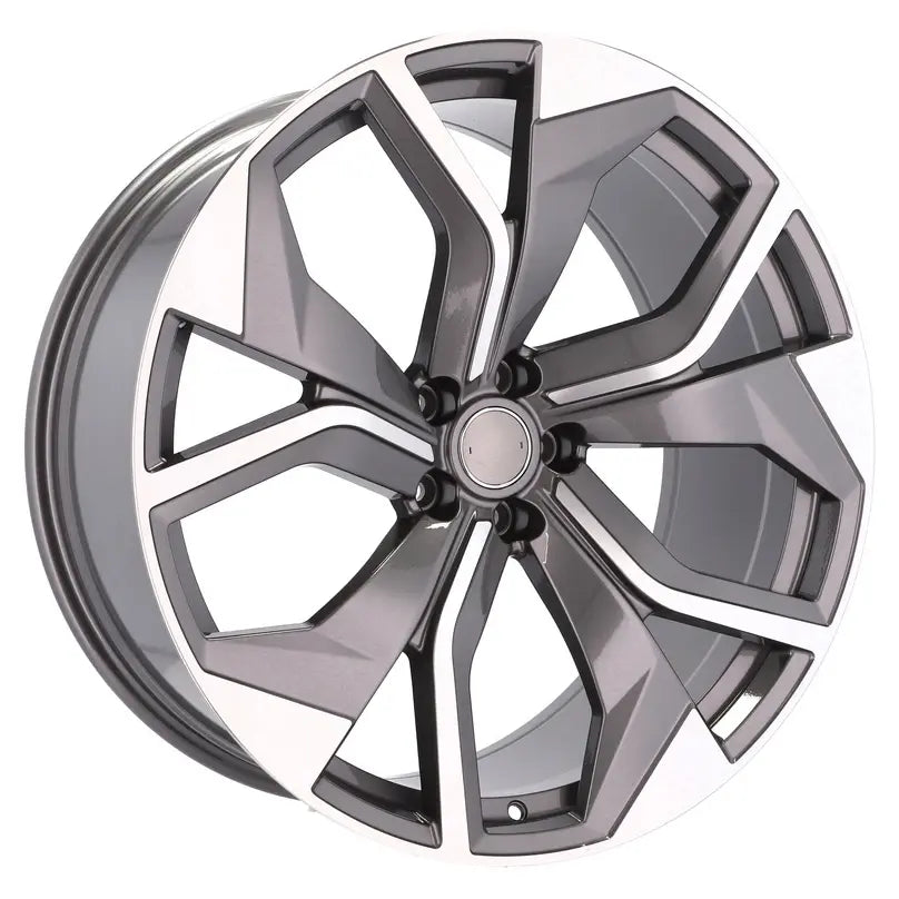 Alu kola pro Audi B1637 9x20 5x112 ET25 66.6 Grey Polished | Wheelsup.cz