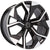 Alu kola pro Audi B1637 9.5x21 5x112 ET25 66.6 Black Polished