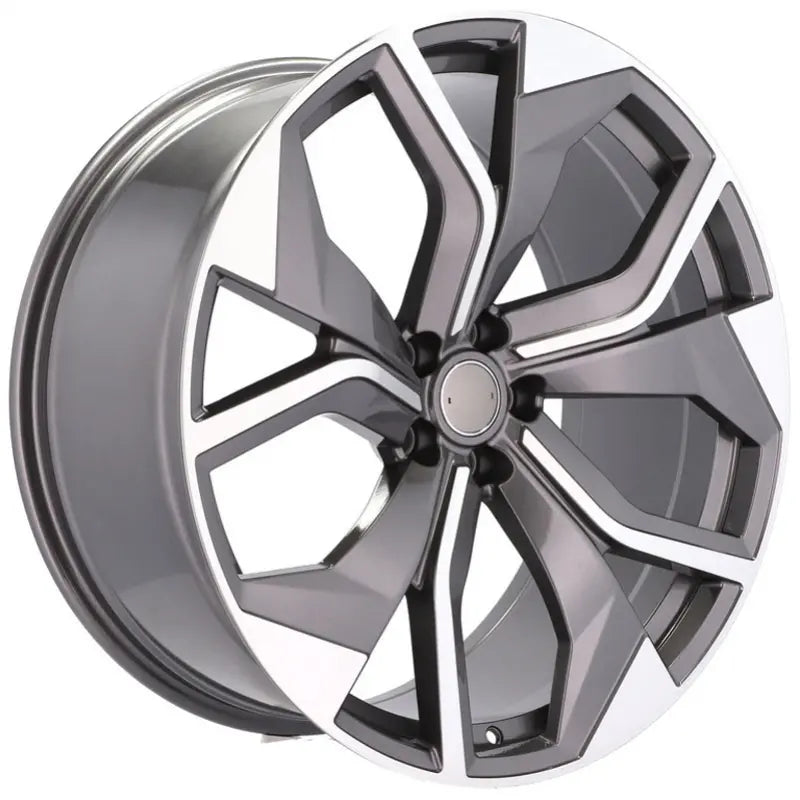 Alu kola pro Audi B1637 9x20 5x112 ET25 66.6 Grey Polished | Wheelsup.cz