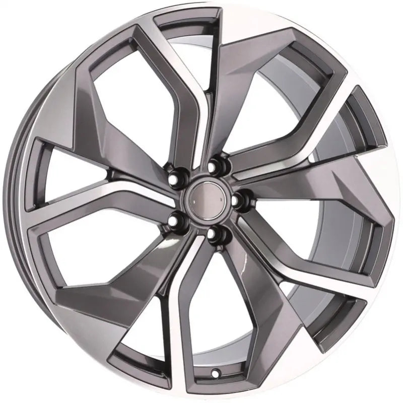 Alu kola pro Audi B1637 9.5x21 5x112 ET31 66.6 Grey Polished | Wheelsup.cz