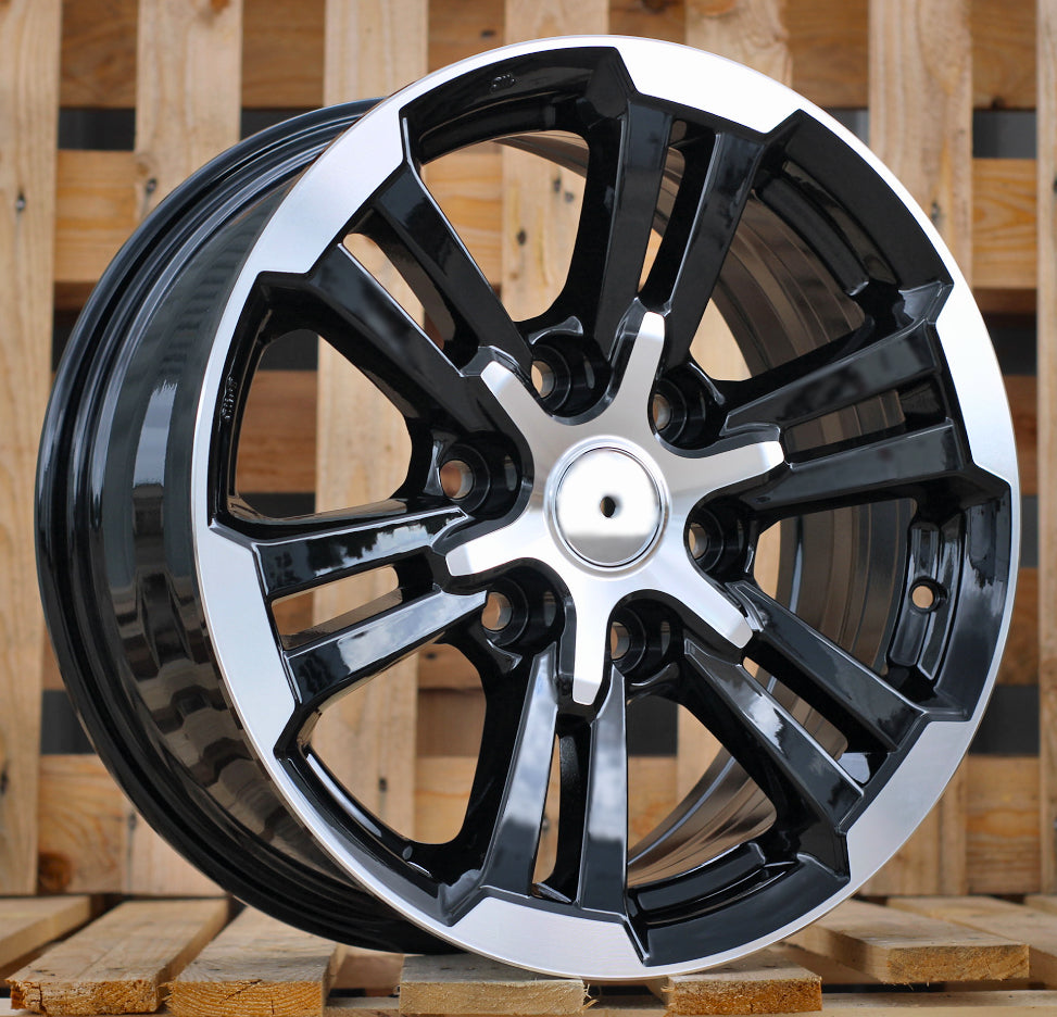 Alu kola Racing Line B1649 7.5x17 6x139.7 ET38 černá, Offroad WheelsUp